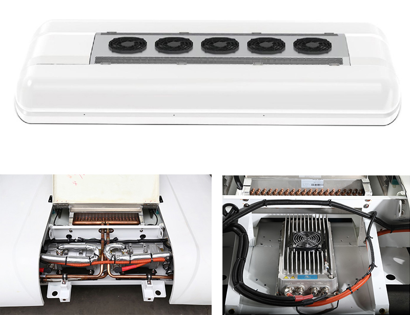 Electric bus air conditioner structure diagram